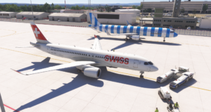 at the gate
